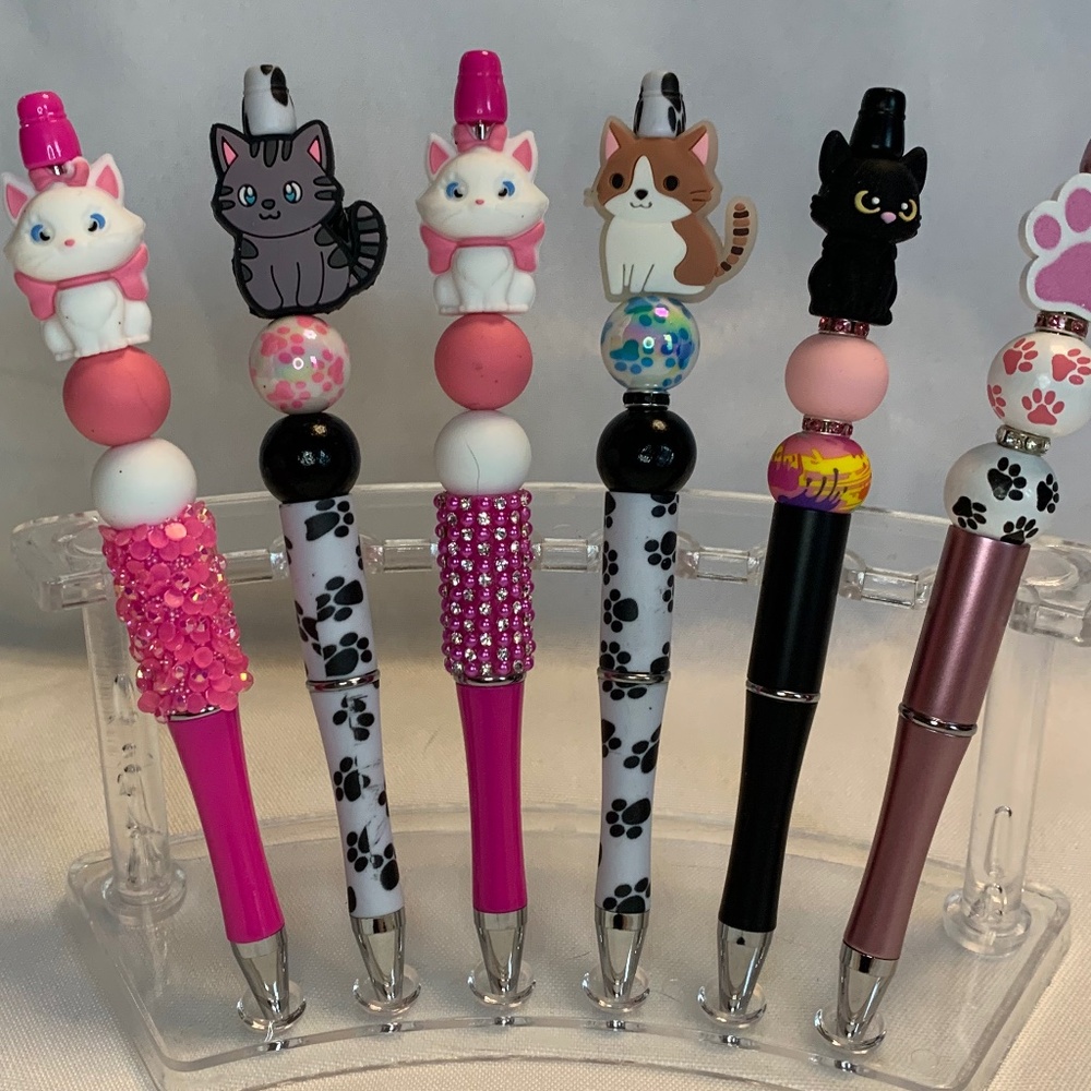 NEW! Handmade Decorated Pens! 5 Piece Set! You Get One!  Your Choice! - Picture 4 of 11